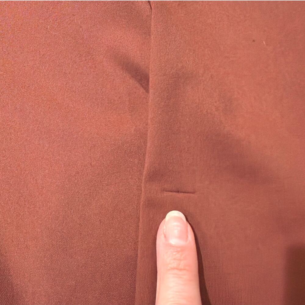 Abercrombie & Fitch Soft A&F Rust Orange Long Sleeve Bodysuit XS - Picture 4 of 6